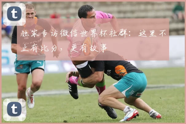 独家专访微信世界杯社群:这里不止有比分,更有故事