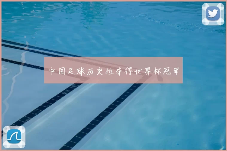 中国足球历史性夺得世界杯冠军